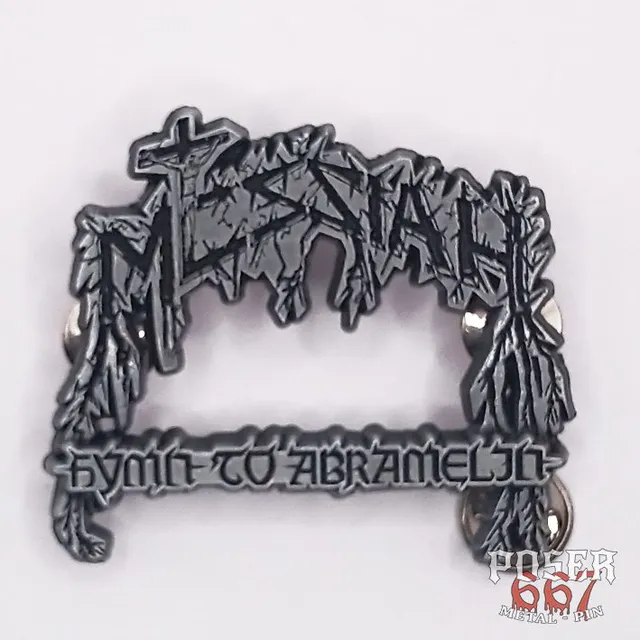 poser667-messiah-hymn-to-abramelin-3d-pin-antik-silber-5cm image 1