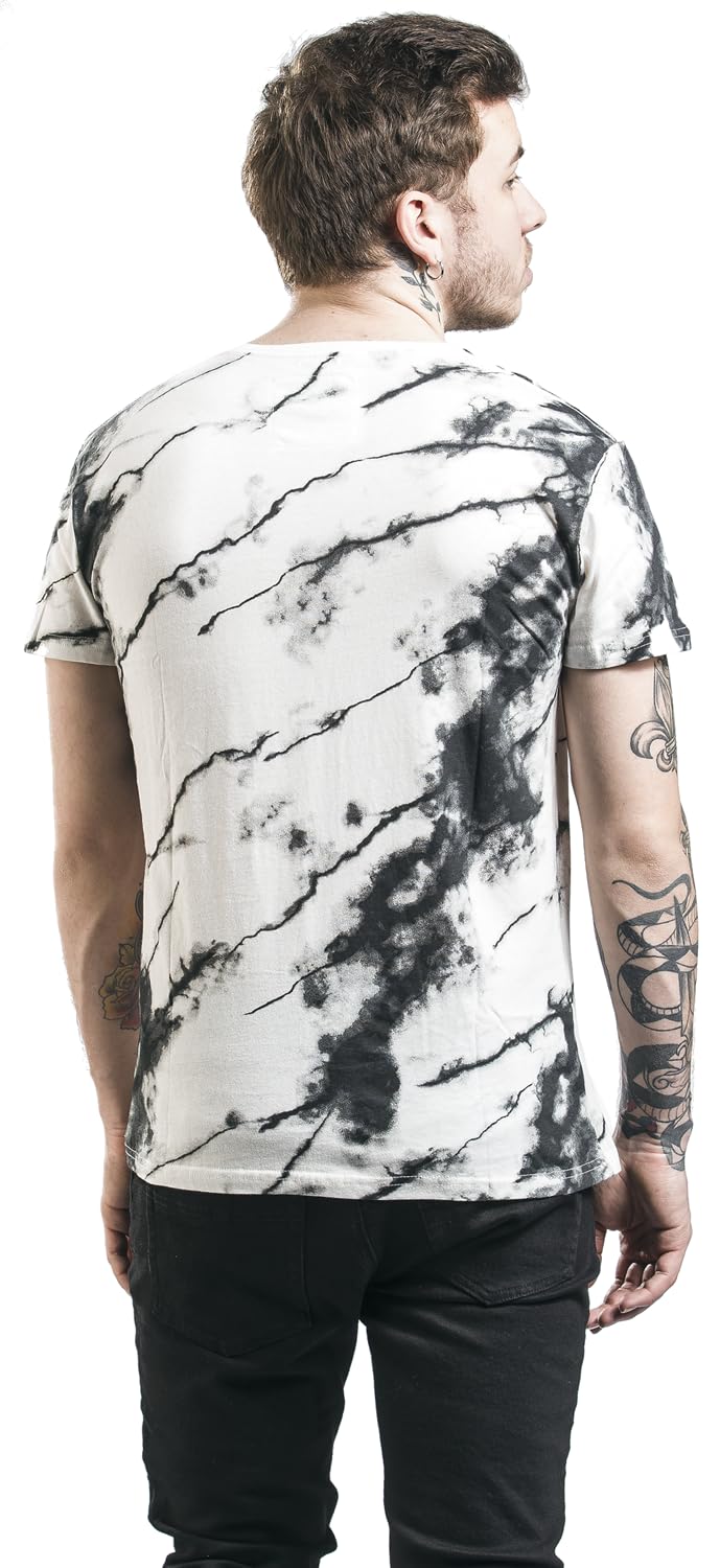 red-by-emp-allover-print-t-shirt-l-schwarz-wei image 5