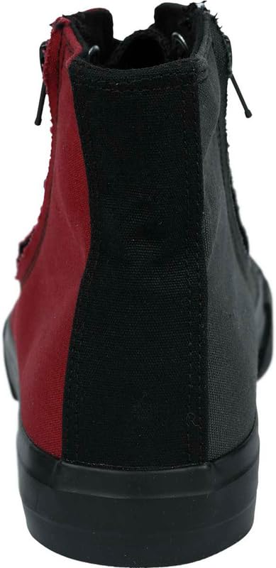 red-by-emp-high-sneaker-unisex-schwarz-rot-rei-verschluss image 2