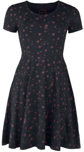 red-by-emp-sternchen-minikleid-schwarz-kurz-sternen-print image 6