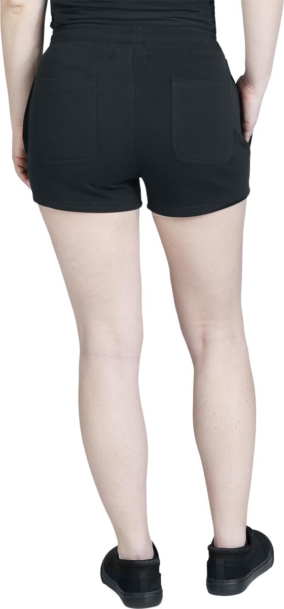 red-by-emp-shorts-schwarz-tunnelzug-gerader-schnitt-l image 8