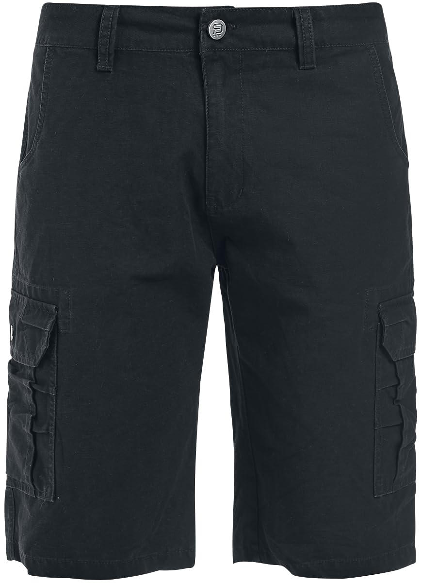 red-by-emp-army-vintage-shorts-herren-schwarz-xxl-taschen image 4