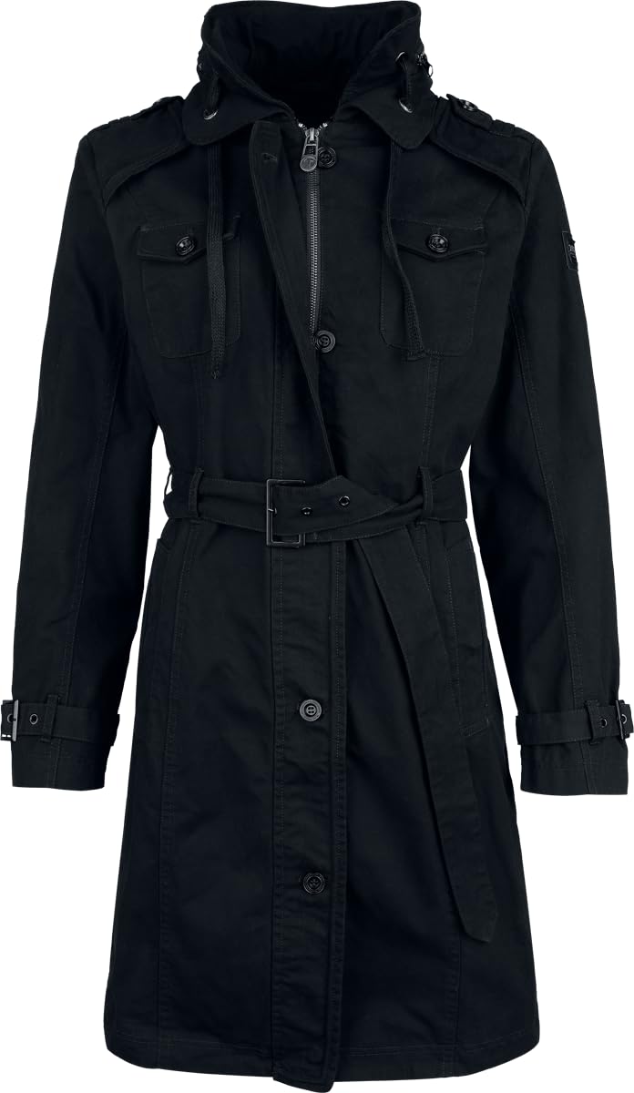 black-premium-by-emp-mantel-mit-kapuze-schwarz-gr-e-m image 2