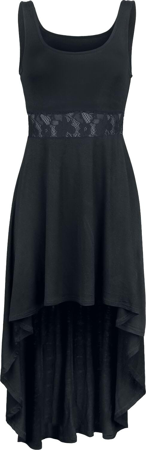 black-premium-by-emp-vokuhila-kleid-spitze-schwarz image 1