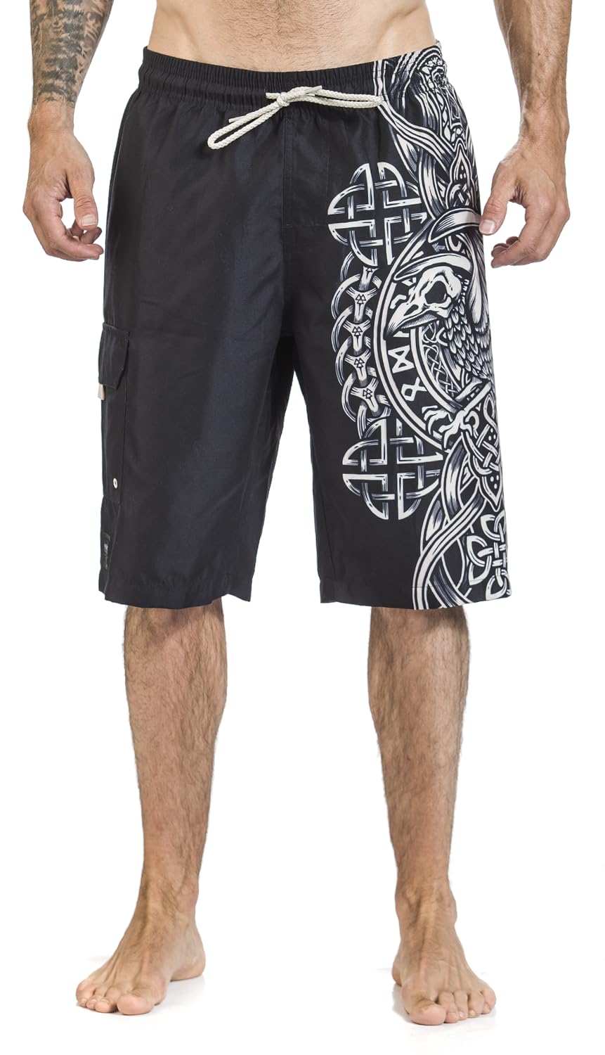 black-premium-by-emp-badeshorts-herren-schwarz-rabe-gr-s image 2