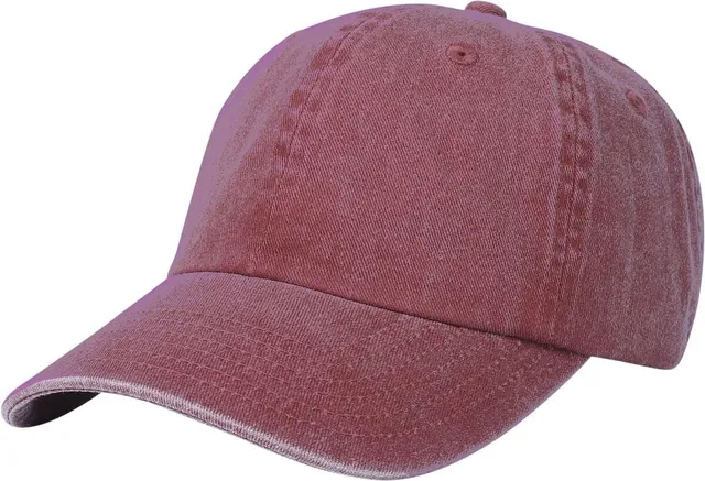 red-by-emp-accessoires-rote-cap-unisex-schlicht image 1