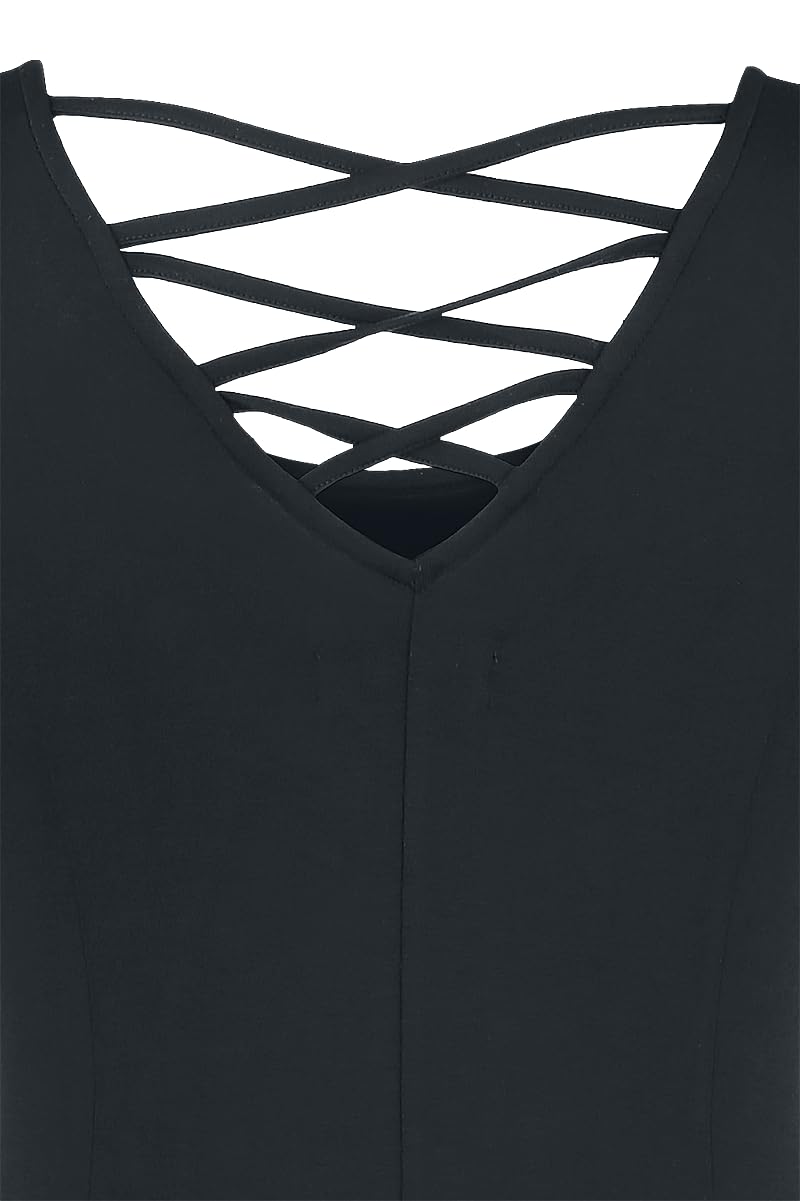 black-premium-by-emp-kleid-schwarz-runen-schn-rung-gr-e-m image 5