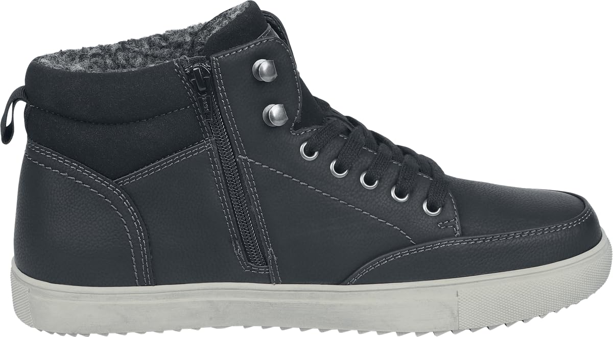 black-premium-by-emp-herren-sneaker-schwarz-rei-verschluss-gr-44 image 4