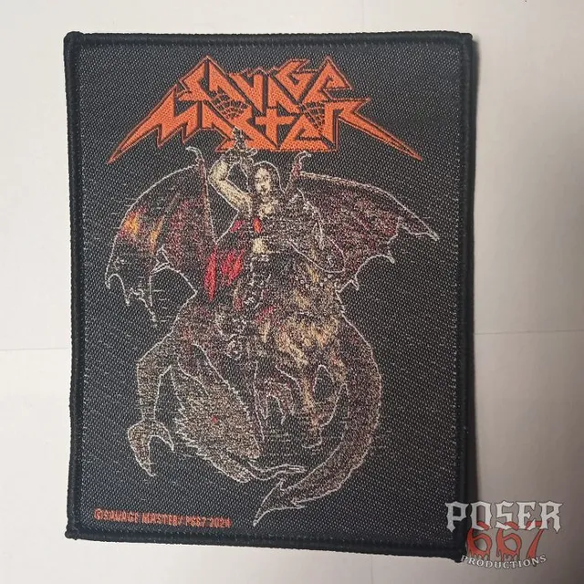 savage-master-dragon-patch-aufn-her-schwarz-gewebt-10-cm image 1