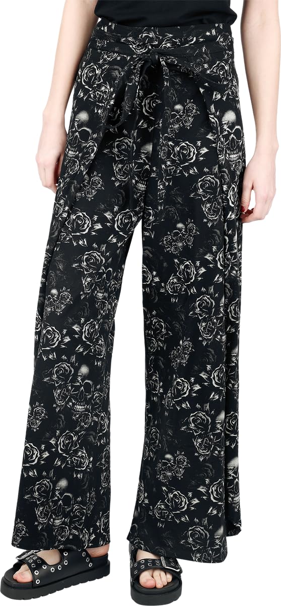 black-premium-by-emp-stoffhose-damen-schwarz-mit-muster image 2
