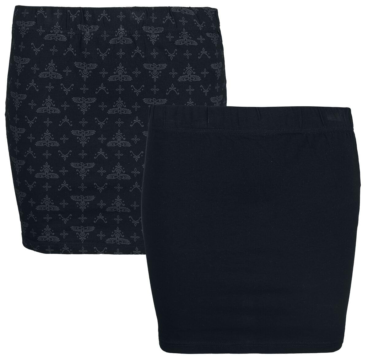 black-premium-by-emp-mini-rock-doppelpack-schwarz-l-mit-gummizug image 1