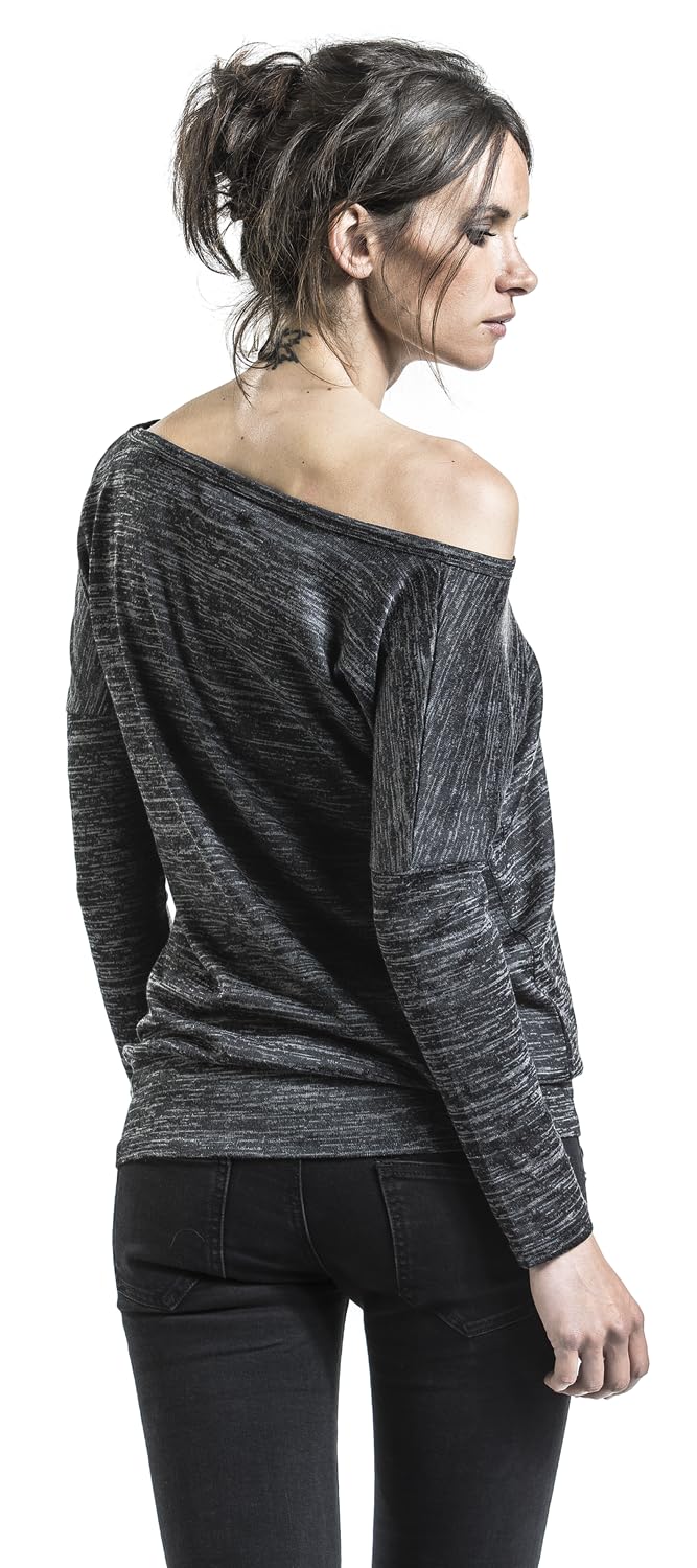 red-by-emp-longsleeves-basic-langarmshirt-grau-meliert-xl image 6