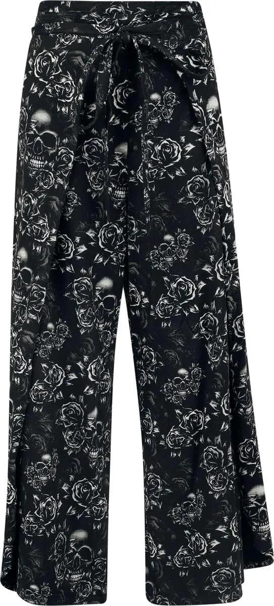 black-premium-by-emp-stoffhose-damen-schwarz-mit-muster image 1