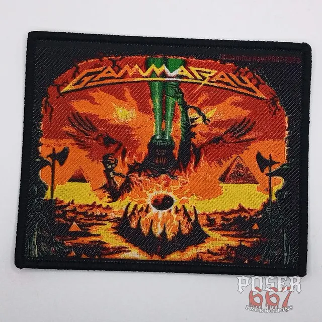 gamma-ray-land-of-the-free-ii-patch-schwarz-10x8-cm image 1