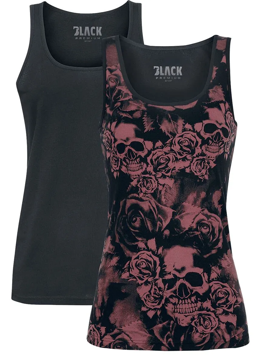 black-premium-by-emp-basic-tops-schwarz-doppelpack-l image 1