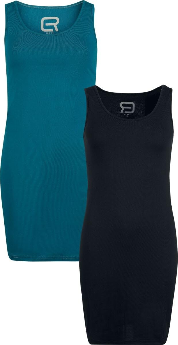 red-by-emp-schwarz-petrol-kurzes-kleid-gr-e-s image 1