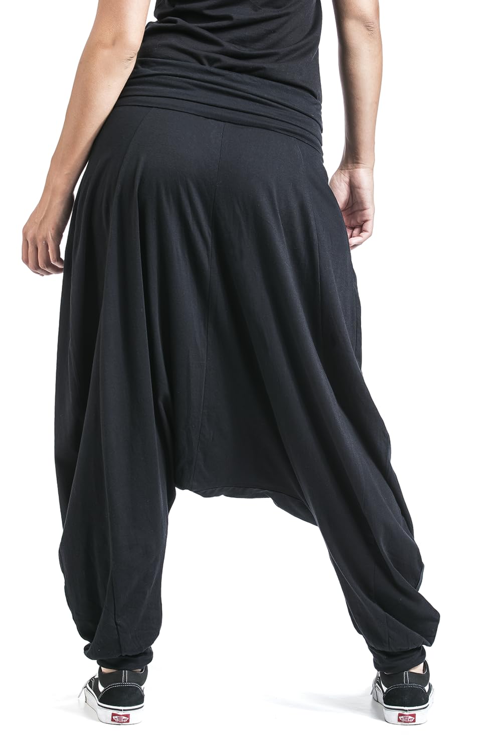 red-by-emp-harems-stoffhose-schwarz-locker-damen image 8