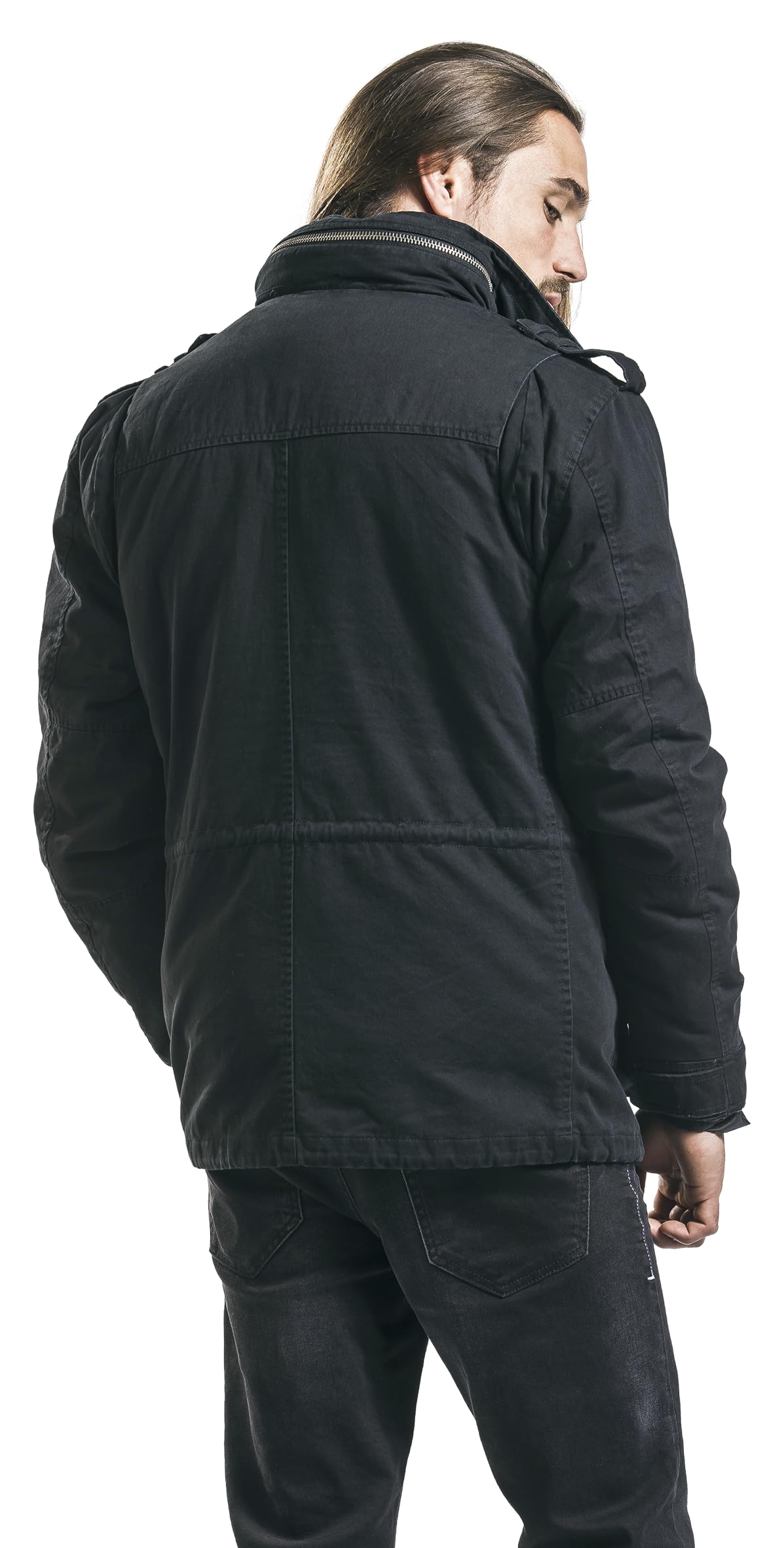 black-premium-by-emp-winterjacke-schwarz-herren-baumwolle image 5