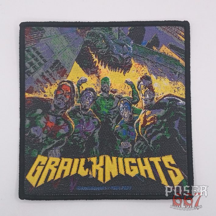 poser667-patches-grailknights-dragon-patch-schwarzer-rand image 1