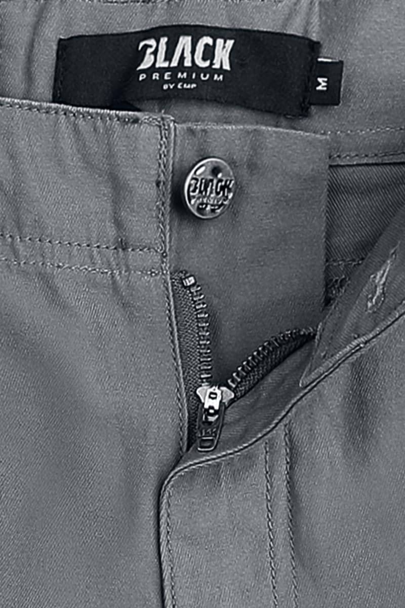 black-premium-army-vintage-shorts-hose-grau-herren image 4