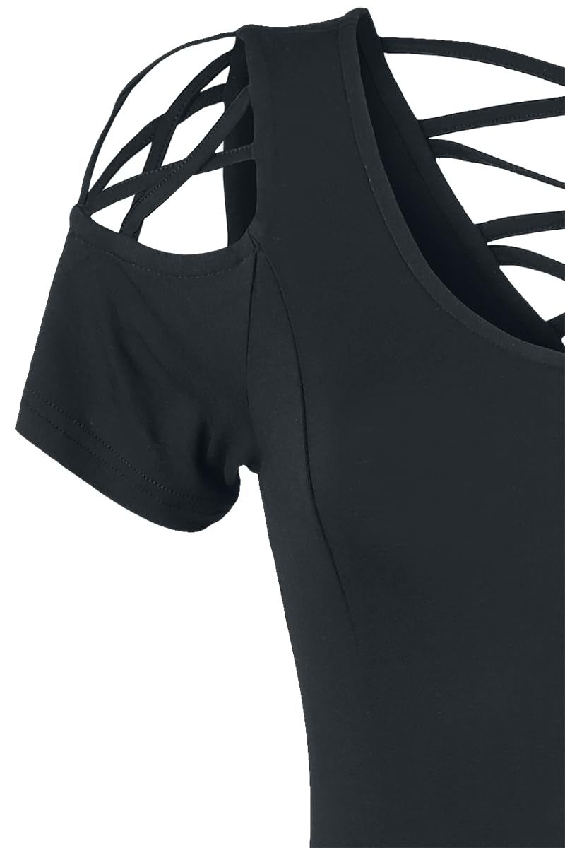 black-premium-by-emp-kleid-schwarz-runen-schn-rung-gr-e-m image 4
