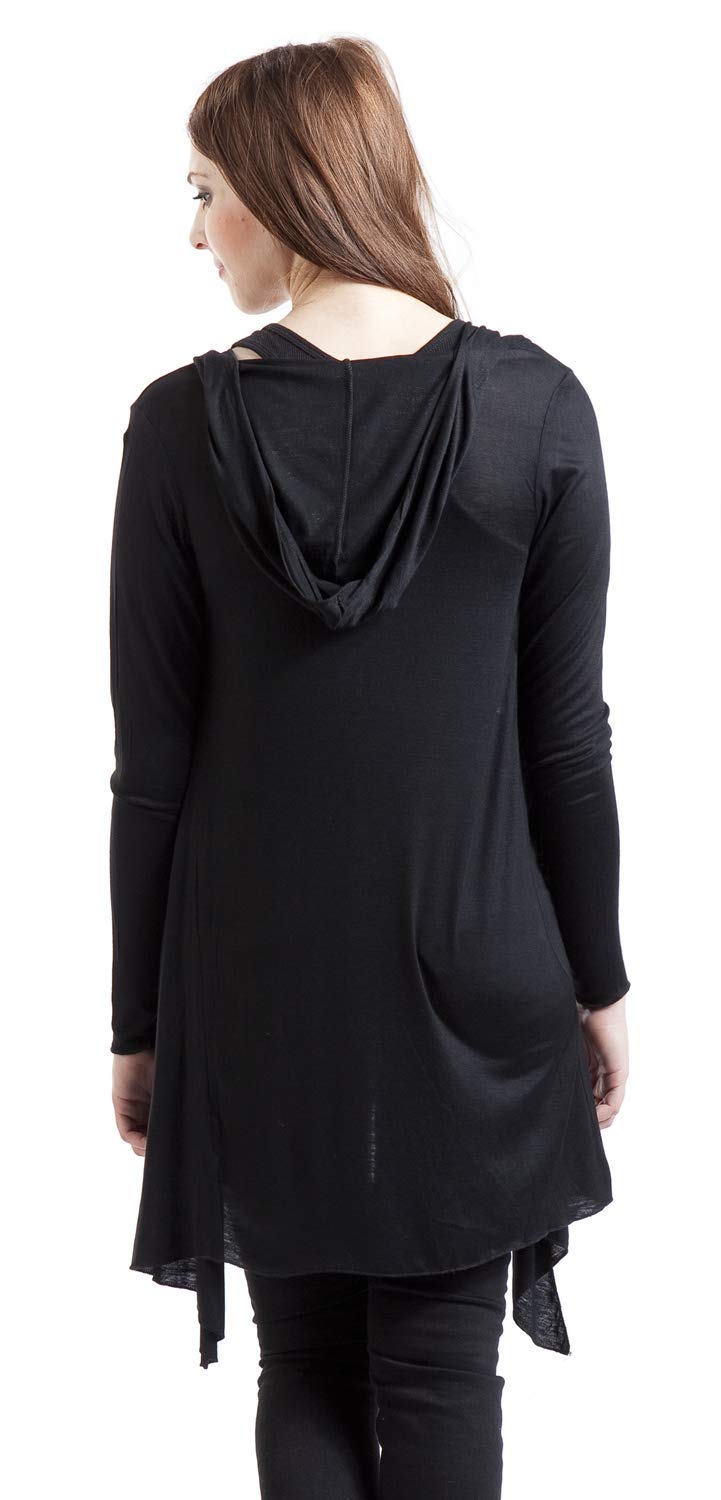 black-premium-by-emp-overlay-hood-cardigan-schwarz-m-lang image 4