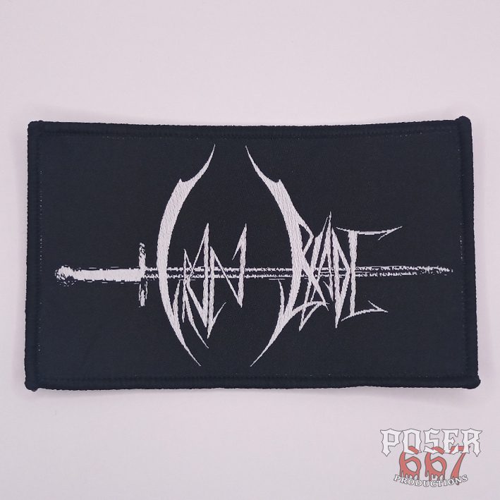 poser667-iron-blade-logo-patch-aufn-her-10-cm image 1