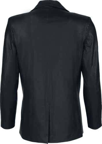 black-premium-by-emp-essential-blazer-damen-schwarz-kunstleder-m image 5