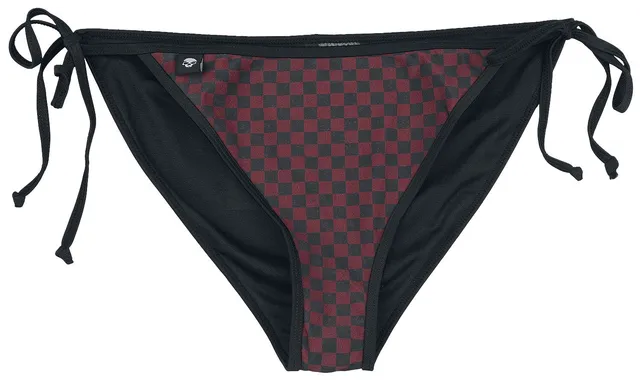 red-by-emp-bikiniunterteil-damen-schwarz-rot-karo image 1