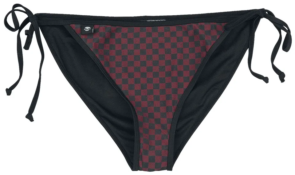 red-by-emp-bikiniunterteil-damen-schwarz-rot-karo image 1