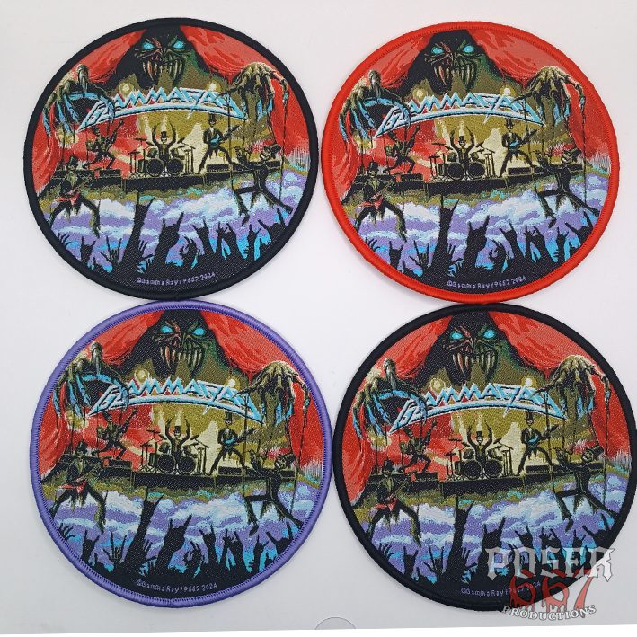 gamma-ray-heading-east-patch-rund-9-cm-schwarzer-rand image 3