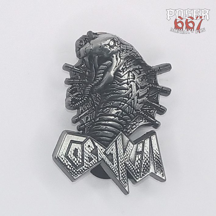 cobrakill-cobrat-r-3d-pin-metall-3-5-cm-antik-silber image 1