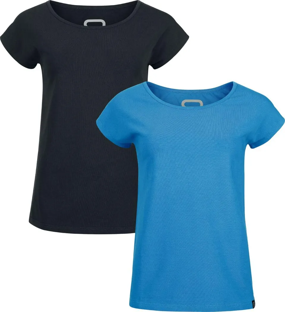 red-by-emp-damen-basic-t-shirt-schwarz-blau image 1