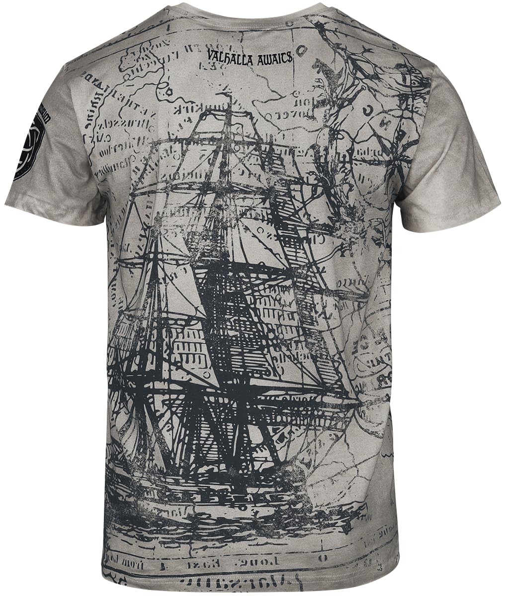 black-premium-t-shirt-herren-grau-l image 3