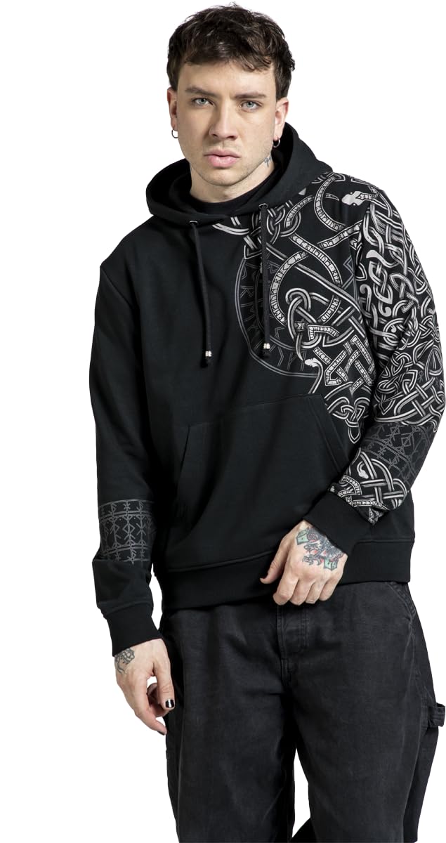 black-premium-by-emp-hoodie-mit-print-herren-schwarz-gr-e-s image 2
