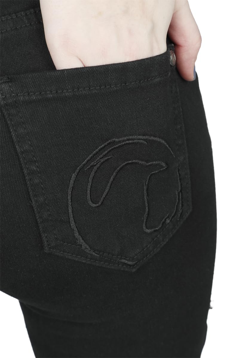 black-premium-by-emp-jeans-schwarz-damen-31w-30l-cut-outs image 3