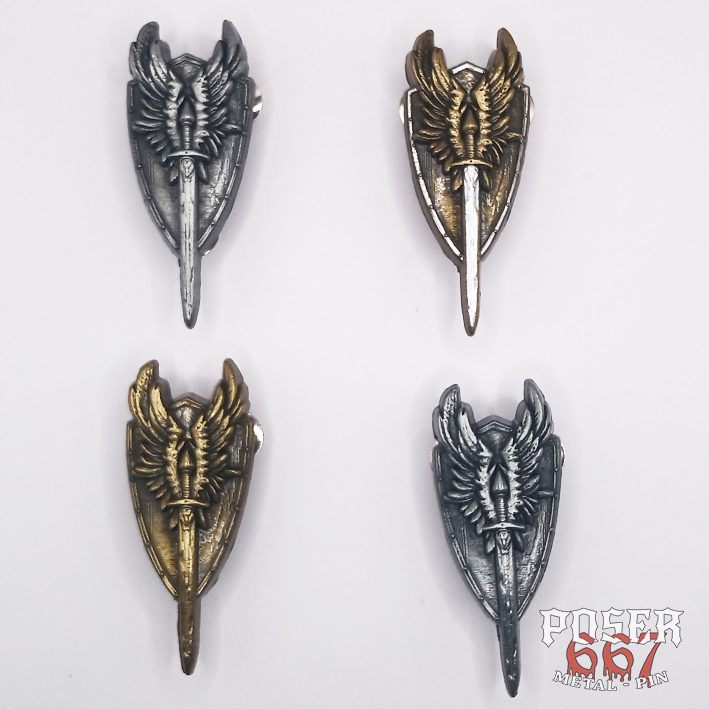 warlord-shield-3d-pin-anstecker-antik-silber-5-5-cm image 2