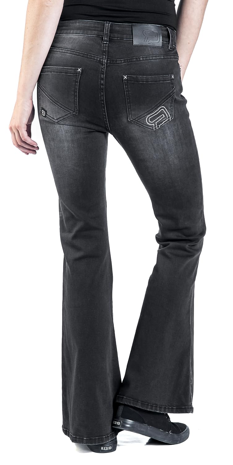 red-by-emp-jeans-damen-schwarz-31w-32l-waschung image 5