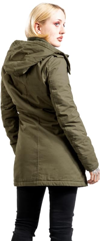 black-premium-by-emp-damen-winterjacke-oliv-gr-e-m image 4