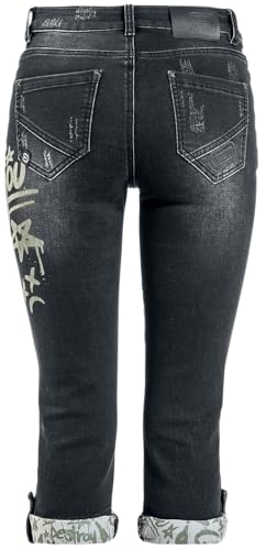 red-by-emp-3-4-jeans-damen-dunkelgrau-graffiti image 8