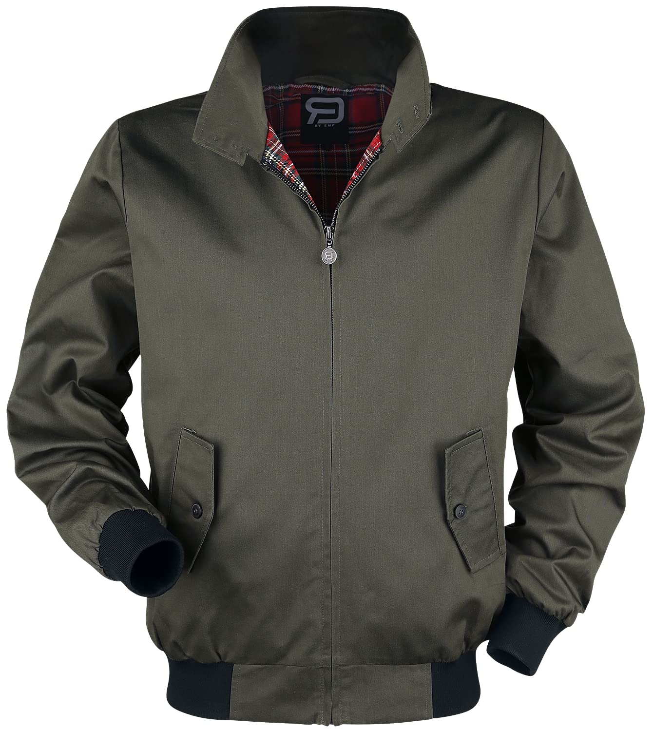 red-by-emp-bergangsjacke-jacke-xl-khaki-stehkragen image 4