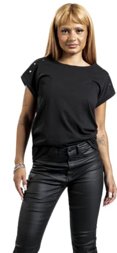 red-by-emp-t-shirt-schwarz-nieten-schulter-festival image 7