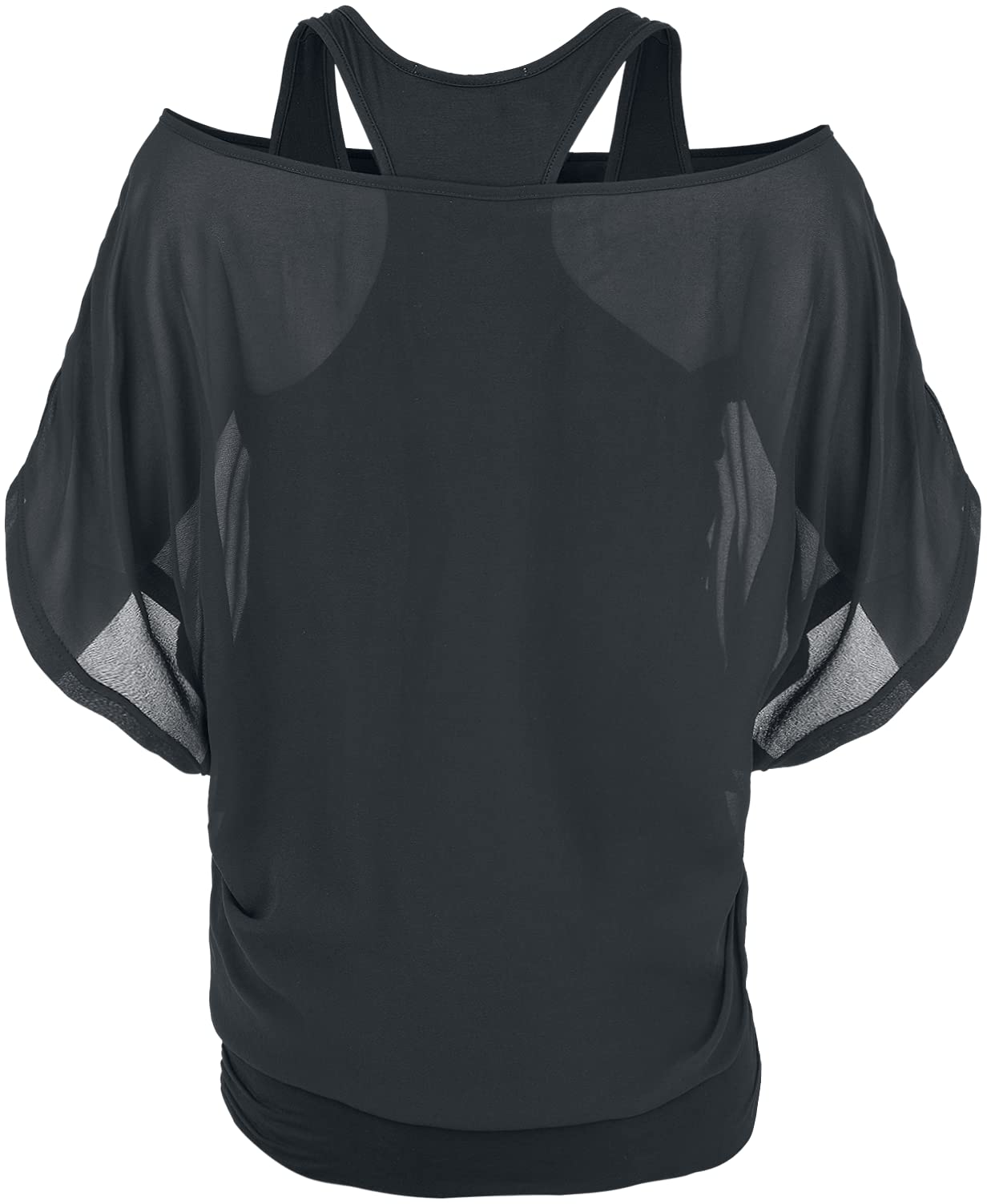 black-premium-by-emp-t-shirt-fledermaus-rmel-damen-schwarz image 2