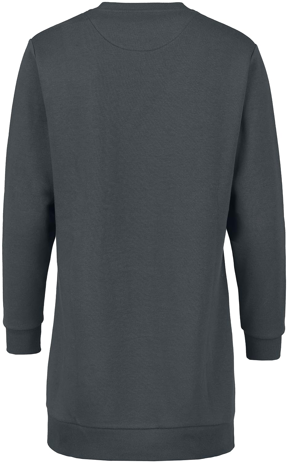 red-by-emp-sweatshirt-kleid-damen-grau-asymmetrischer-saum image 3