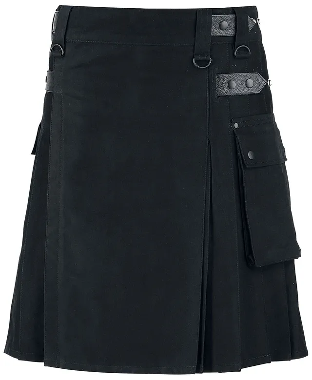 black-premium-by-emp-kilt-herren-l-schwarz-mit-tasche image 1