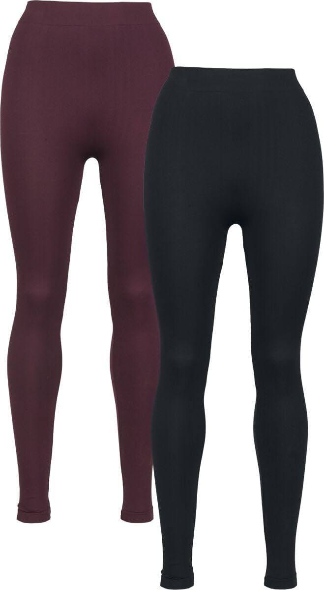 red-by-emp-damen-leggings-schwarz-lila-2er-set-gr-e-m image 1