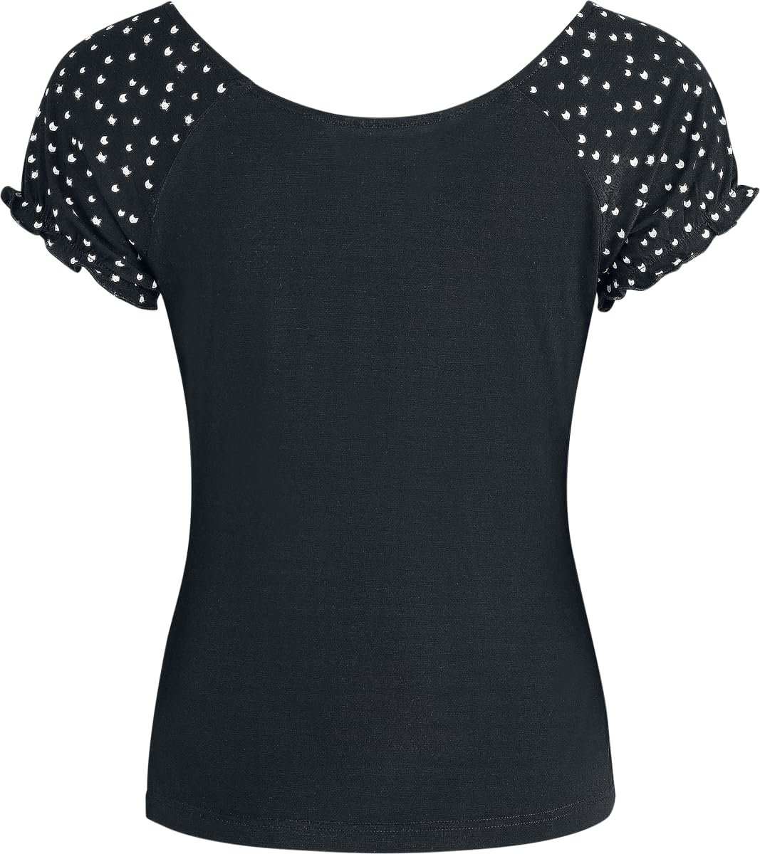 red-by-emp-damen-t-shirt-schwarz-katzen-allover-raglan image 3