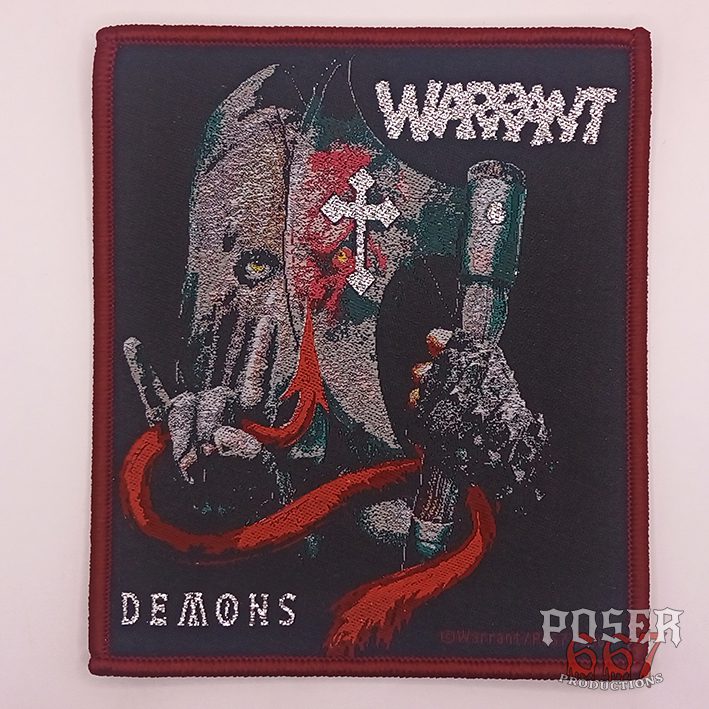 warrant-demons-patch-gewebt-10-5-cm-schwarzer-rand image 1