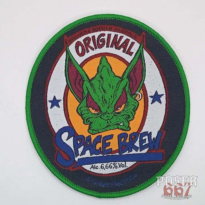 tankard-space-beer-patch-aufn-her-10-cm-schwarzer-rand image 1