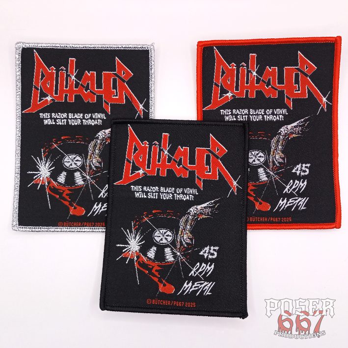 b-tcher-45-rpm-metal-patch-aufn-her-schwarz-10-5-cm image 2